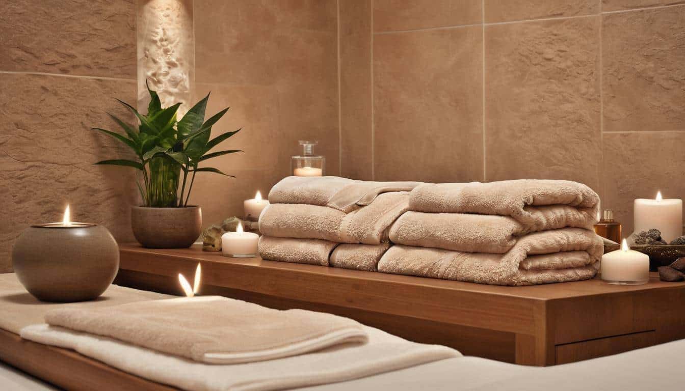 Tranquil spa ambiance