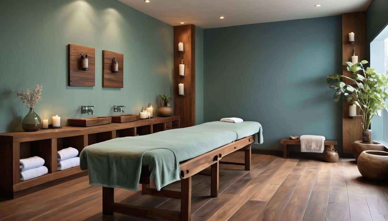 Tranquil spa ambiance