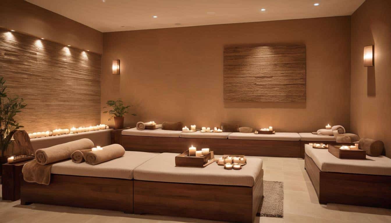 Tranquil spa relaxation