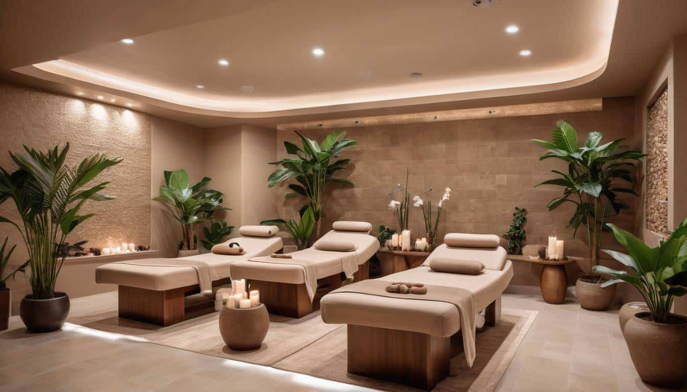 Tranquil spa retreat